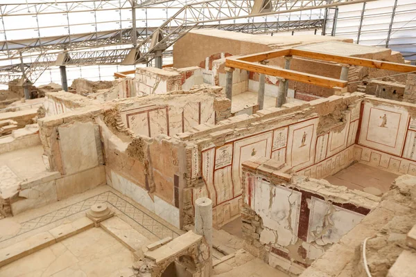 Casas con terraza en Ephesus Ancient City, Izmir, Turquía — Foto de Stock