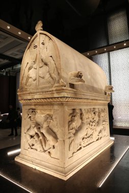 İstanbul Arkeoloji Müzesi, Ista 'daki Sidon Lycian Sarcophagus