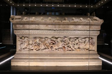 Alexander Sarcophagus, İstanbul Arkeoloji Müzesi, İstanbul, 