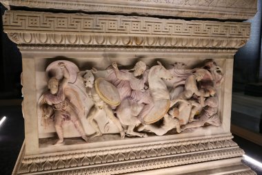 Alexander Sarcophagus, İstanbul Arkeoloji Müzesi, İstanbul, 