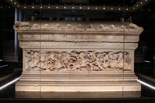 Alexandre Sarcophage au Musée d'Archéologie d'Istanbul, Istanbul , — Photo