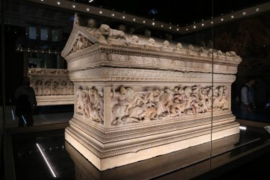 Alexander Sarcophagus, İstanbul Arkeoloji Müzesi, İstanbul, 