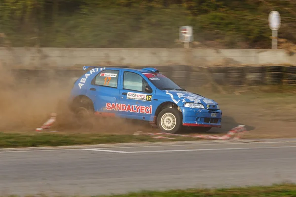 Carrera final del Campeonato Turco de Rallycross — Foto de Stock