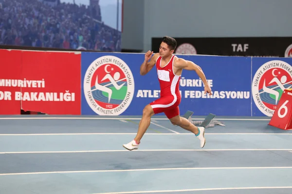 Federación Turca de Atletismo Umbral Olímpico Competencia Interior — Foto de Stock