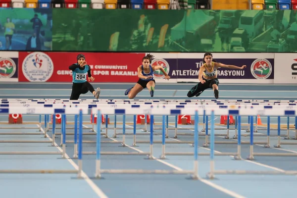 Federación Turca de Atletismo Umbral Olímpico Competencia Interior —  Fotos de Stock