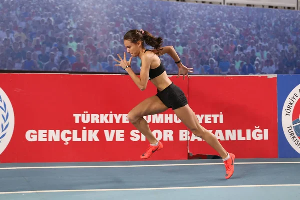 Federación Turca de Atletismo Umbral Olímpico Competencia Interior —  Fotos de Stock