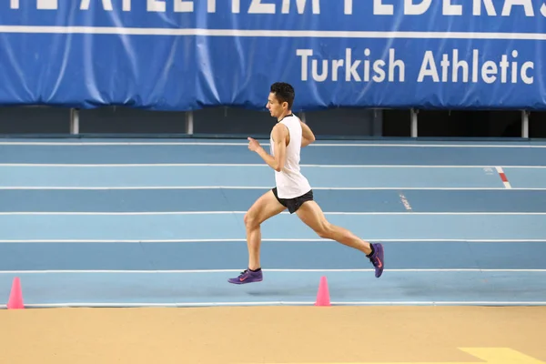 Turkish Athletic Federation Olympic Threshold Indoor Competition — Stock Photo, Image
