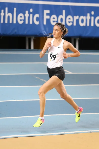 Türkiye Atletizm Federasyonu Olimpiyat eşik kapalı rekabet — Stok fotoğraf