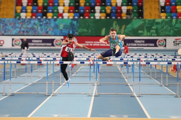 Turkish Athletic Federation Olympic Threshold Indoor Competition — Stock Photo, Image