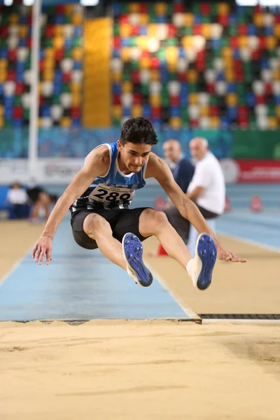 Türkiye Atletizm Federasyonu Olimpiyat eşik kapalı rekabet — Stok fotoğraf