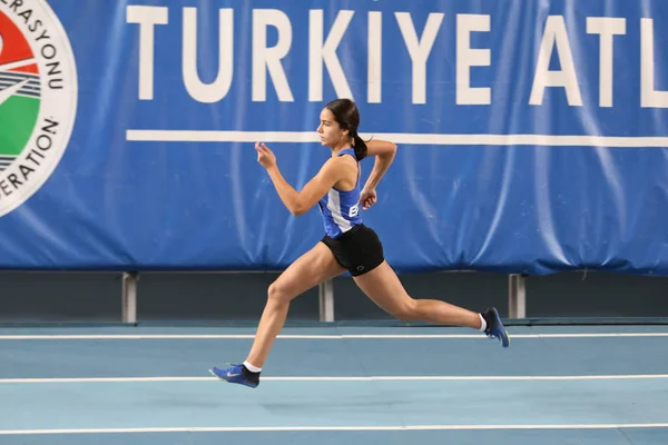 土耳其田径联合会奥运阈值室内竞争 — 图库照片