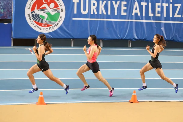トルコの競技連盟オリンピックしきい値屋内競争 — ストック写真