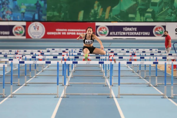 Federación Turca de Atletismo Umbral Olímpico Competencia Interior —  Fotos de Stock