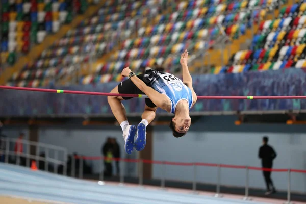 Turkse atletische Federatie Indoor Atletiek Record poging Race — Stockfoto