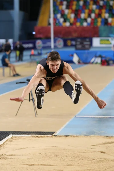 Federação Atlética Turca Atletismo Indoor Record Tentativa de corrida — Fotografia de Stock