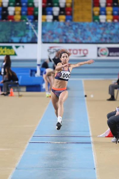 Hallen-Leichtathletik-Weltrekordversuch — Stockfoto