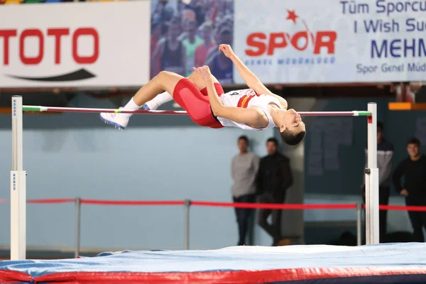 Török Atlétikai Szövetség fedett atlétikai rekord kísérlet verseny — Stock Fotó