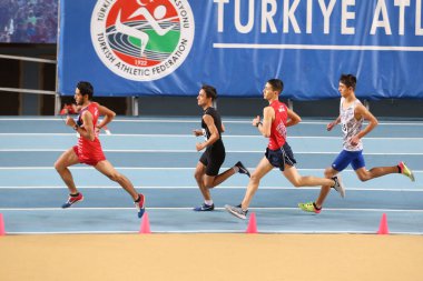 Türkiye Atletizm Federasyonu kapalı Atletizm rekor denemesi yarış