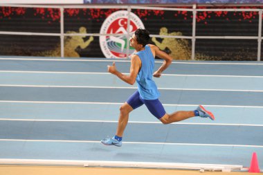Türkiye Atletizm Federasyonu kapalı Atletizm rekor denemesi yarış
