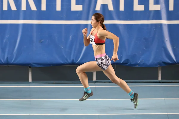 Federación Turca de Atletismo Indoor Athletics Record Attempt Race — Foto de Stock