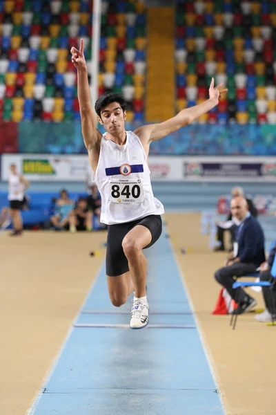 Turecký sportovní federace vnitřní Atletika pokus o rekord závodu — Stock fotografie