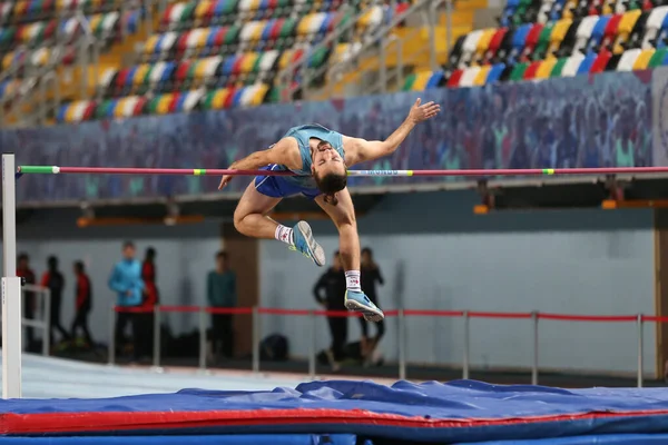 Tureckiej Federacji Lekkiej Atletyki Halowe rekord wyścigu — Zdjęcie stockowe