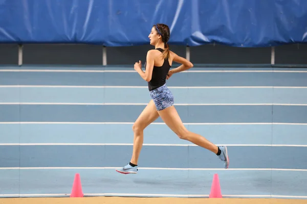 Federación Turca de Atletismo Indoor Athletics Record Attempt Race — Foto de Stock