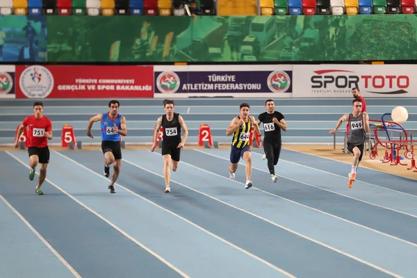 Federación Turca de Atletismo Indoor Athletics Record Attempt Race —  Fotos de Stock