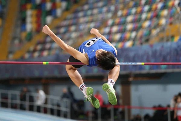 Turkse atletische Federatie Indoor Atletiek Record poging Race — Stockfoto