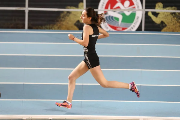 Turecký sportovní federace vnitřní Atletika pokus o rekord závodu — Stock fotografie