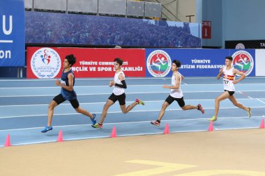 Türkiye Atletizm Federasyonu kapalı Atletizm rekor denemesi yarış