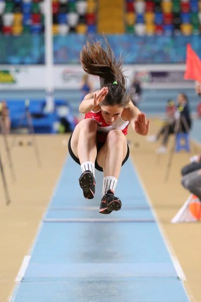 Hallen-Leichtathletik-Weltrekordversuch — Stockfoto