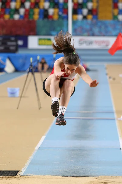 Turkiska Athletic Federation inomhus friidrott rekordförsök Race — Stockfoto