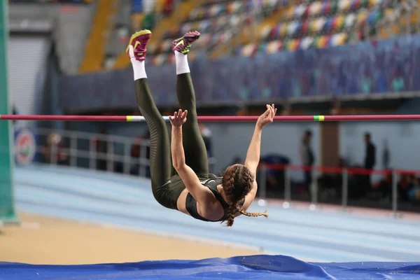 Hallen-Leichtathletik-Weltrekordversuch — Stockfoto