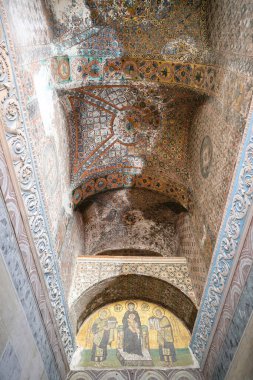 Türkiye 'nin İstanbul kentindeki Ayasofya Müzesinde mozaik