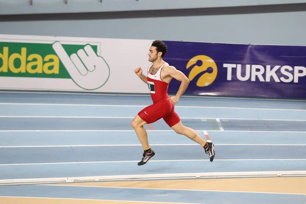 Tyrkisk Athletic Federation olympiske tærskel indendørs konkurrence - Stock-foto