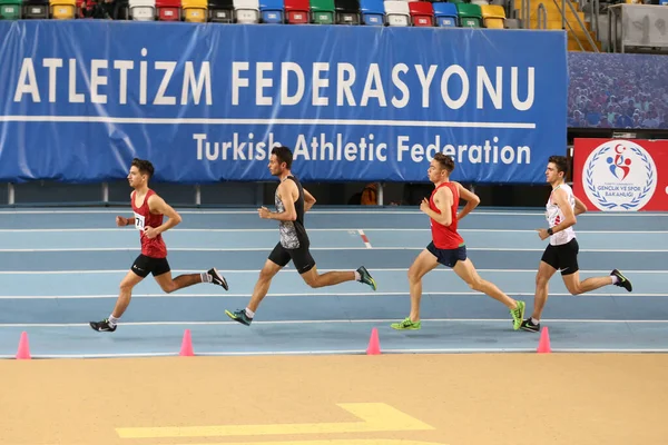 Federația Atletică Turcă Pragul Olimpic de Interior Competition — Fotografie, imagine de stoc