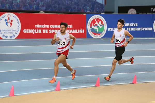 Turkish Athletic Federation Olympic Threshold Indoor Competition — Stock Photo, Image