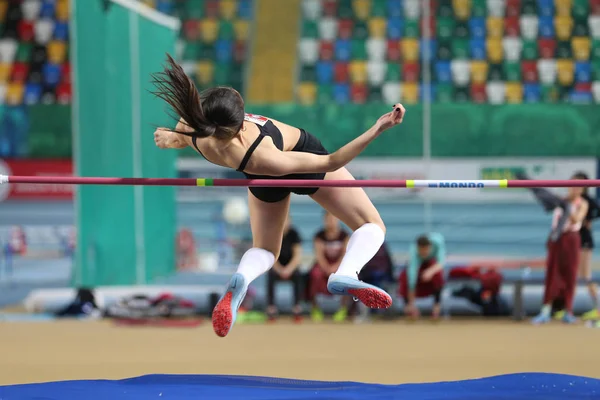 Turkish Athletic Federation Olympic Threshold Indoor Competition — Stock Photo, Image