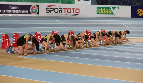 Campeonato Turco de Atletismo Indoor — Fotografia de Stock