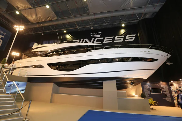 Istanbul Turquía Febrero 2020 Barco Princesa Exhibición Cnr Eurasia Boat — Foto de Stock