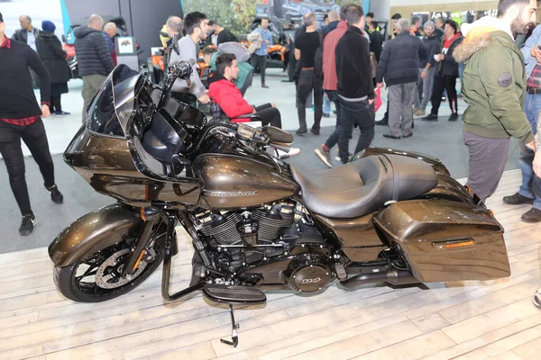 Istanbul Turkey February 2020 Harley Davidson Motorcycle Display Motobike Istanbul — Stock Photo, Image