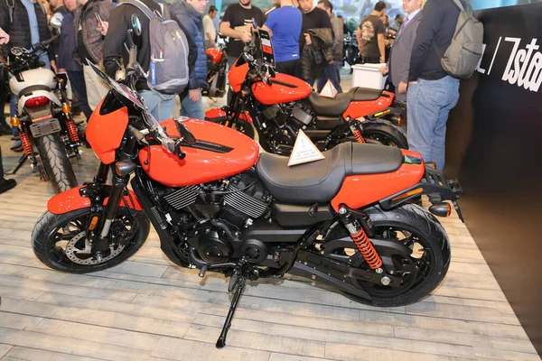 Istanbul Turquia Fevereiro 2020 Motocicleta Harley Davidson Exibição Motobike Istambul — Fotografia de Stock