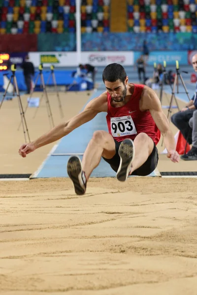 Istanbul Turkey Turkey 2020 Odefinierad Idrottare Lång Hoppning Ruhi Sarialp — Stockfoto