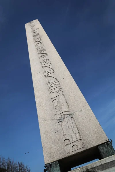 Theodosius Obeliszkje Isztambulban Törökország — Stock Fotó