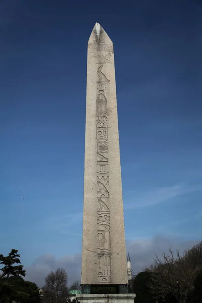 Obelisk Van Theodosius Istanbul City Turkije — Stockfoto