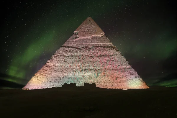 埃及开罗市Khafre金字塔 — 图库照片