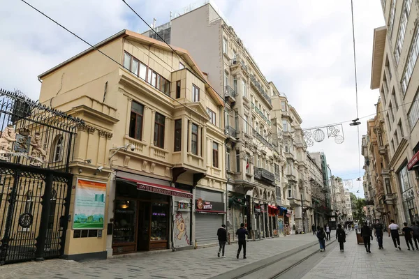 Istanbul Turkey May 2020 Daily Life Istiklal Avenue Coronavirus Pandemic — Stock Photo, Image