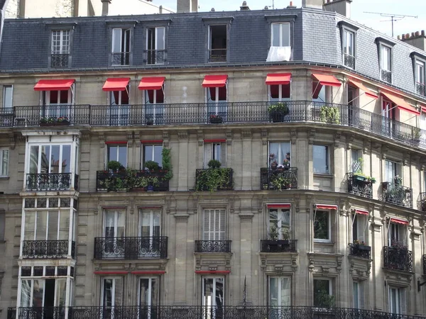 パリの家 パリの通り — ストック写真