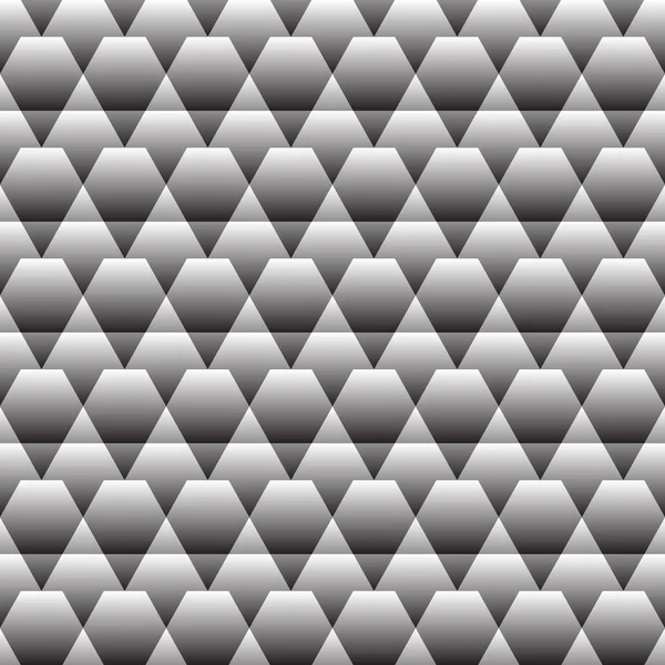Modèle vectoriel géométrique sans couture avec des formes se chevauchant en rangées — Image vectorielle